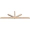 Ekena Millwork Kennewick Smooth Timber Gable Bracket, Douglas Fir, 96"W x 32"H x 3 1/2"D x 3 1/2"F, 8/12 Pitch GBW096X32X0404KEN00SDF - alternate 3